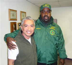 Derick with Cesar Millan